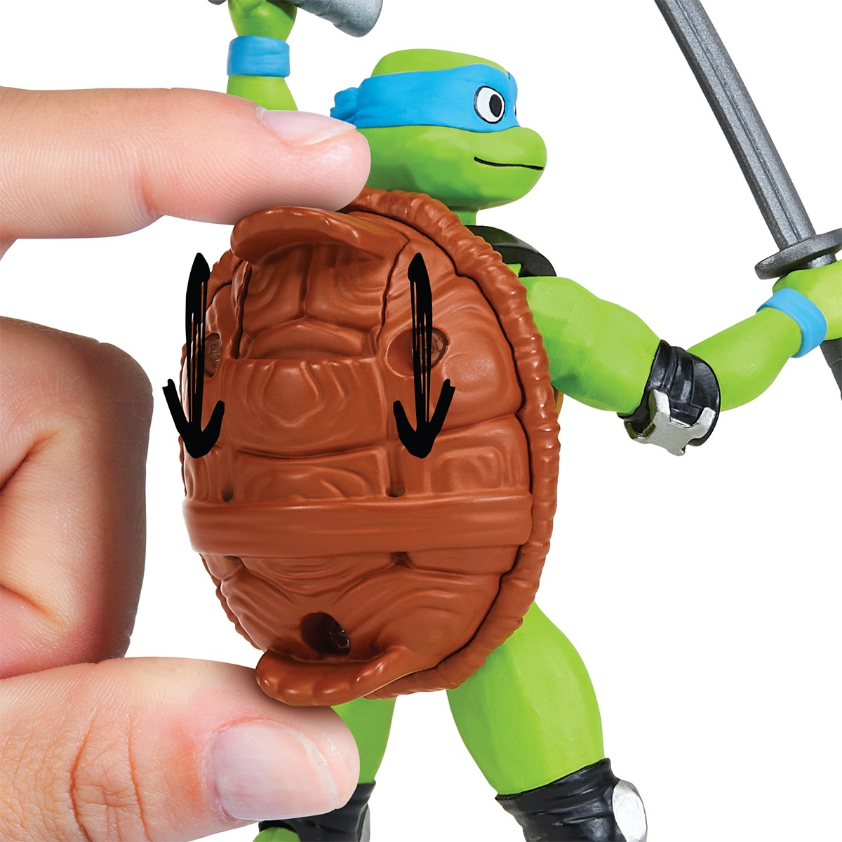 Игровая фигурка TMNT Черепашки-Ниндзя. Панцирный вихрь – Лео (83829) фото