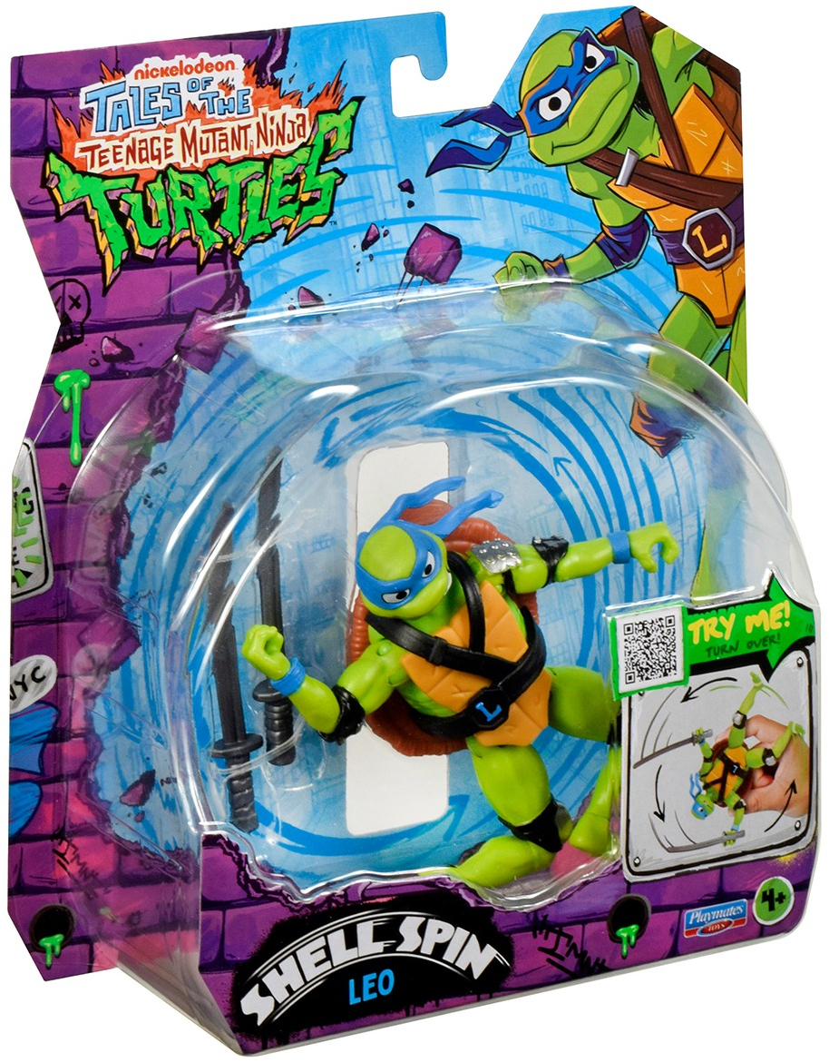 Игровая фигурка TMNT Черепашки-Ниндзя. Панцирный вихрь – Лео (83829) фото