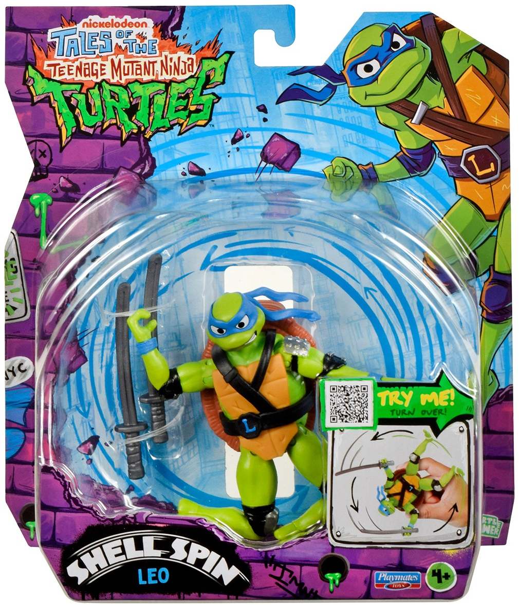 Игровая фигурка TMNT Черепашки-Ниндзя. Панцирный вихрь – Лео (83829) фото