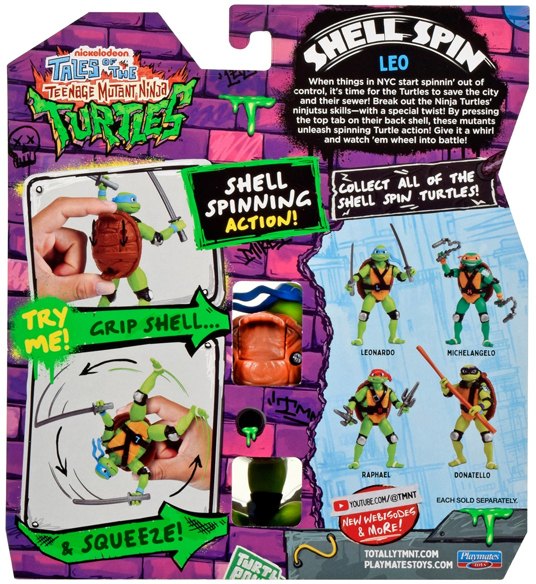 Игровая фигурка TMNT Черепашки-Ниндзя. Панцирный вихрь – Лео (83829) фото