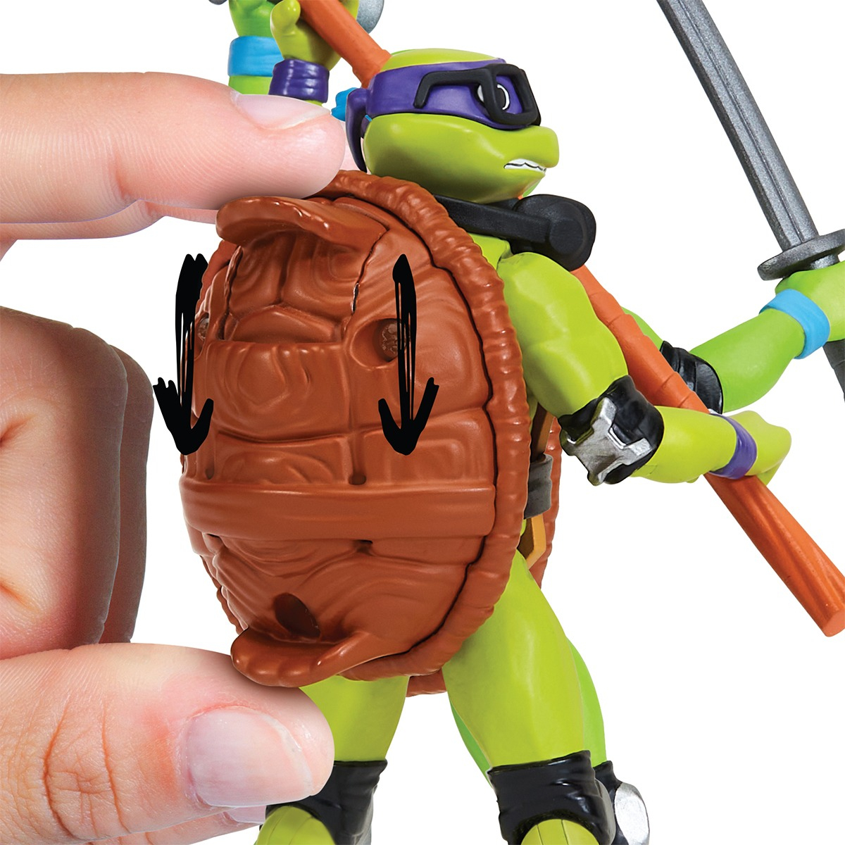 Игровая фигурка TMNT Черепашки-Ниндзя. Панцирный вихрь – Дон (83830) фото3