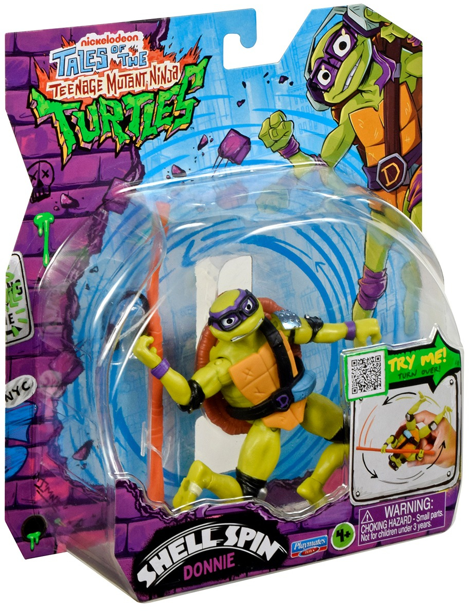Игровая фигурка TMNT Черепашки-Ниндзя. Панцирный вихрь – Дон (83830) фото6