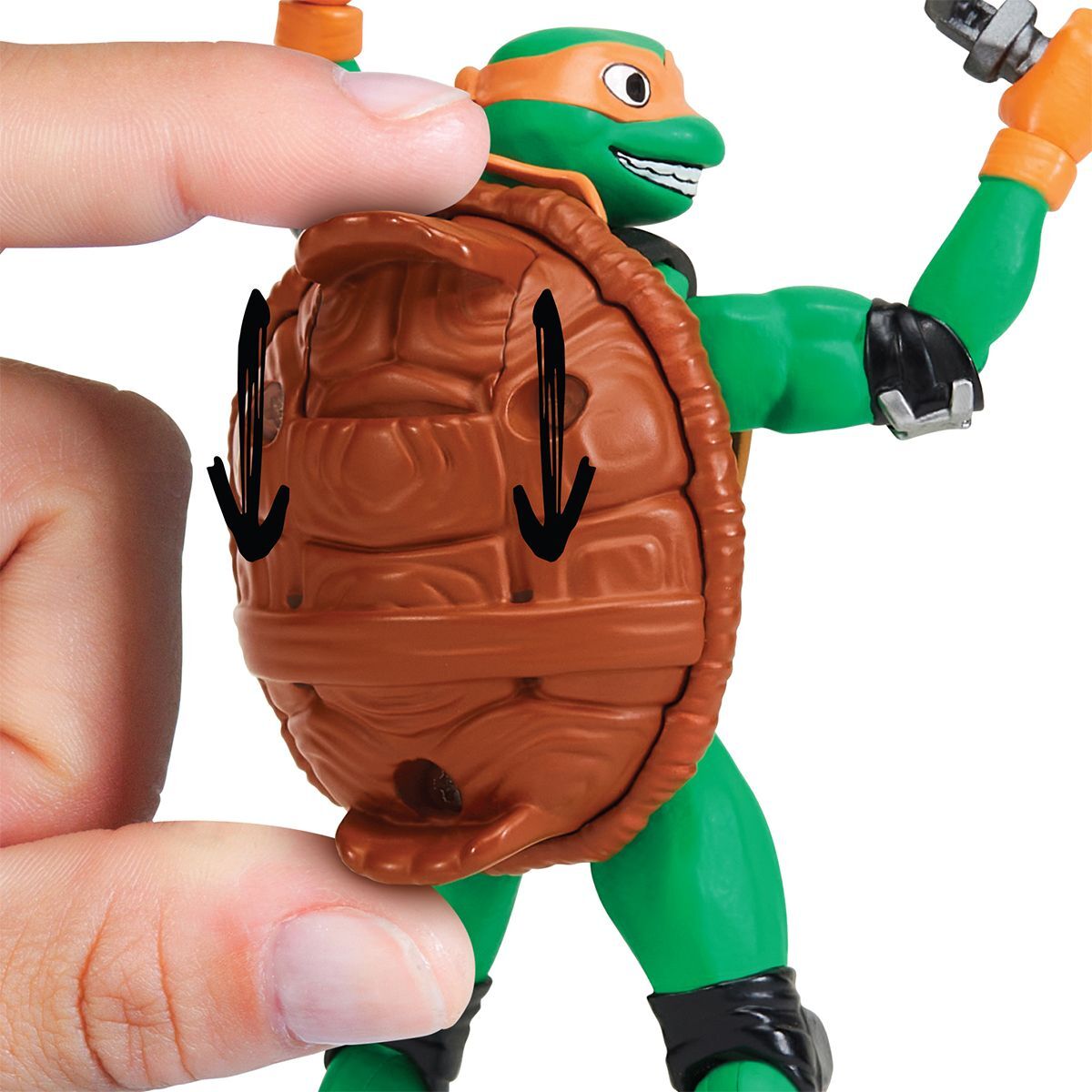 Игровая фигурка TMNT Черепашки-Ниндзя. Панцирный вихрь – Майки (83831) фото3