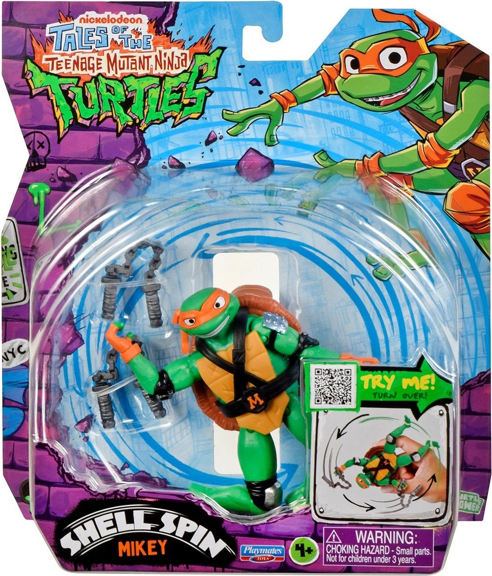 Игровая фигурка TMNT Черепашки-Ниндзя. Панцирный вихрь – Майки (83831) фото5