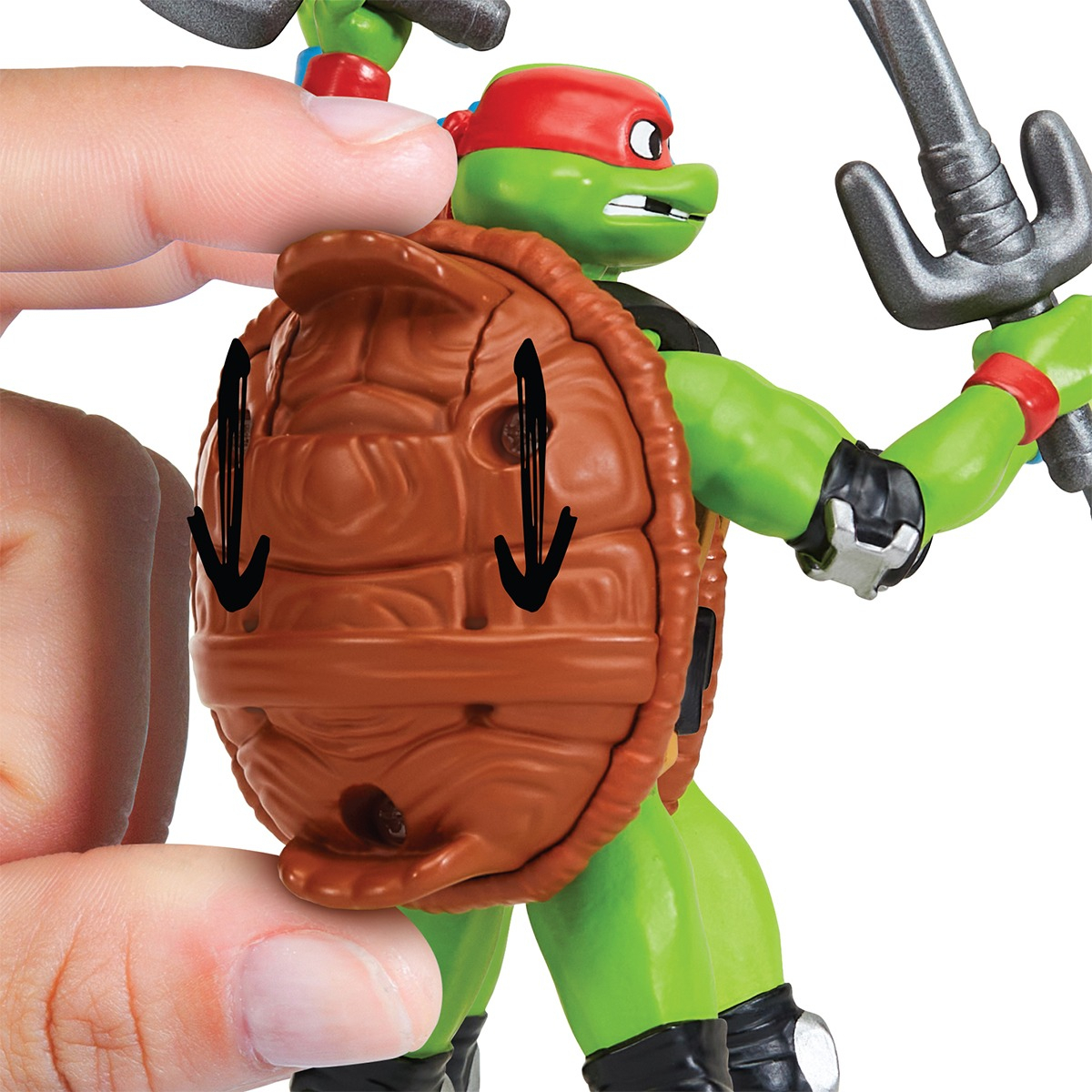 Игровая фигурка TMNT Черепашки-Ниндзя. Панцирный вихрь – Раф (83832) фото3