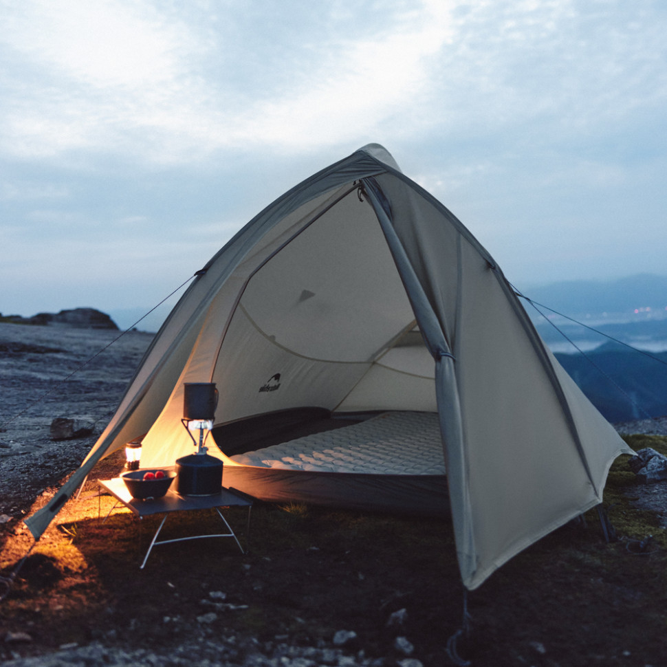 Намет надлегкий одномісний Naturehike Cloud Up Base 1 Tent Pro CNK2350WS020, пісочний фото6