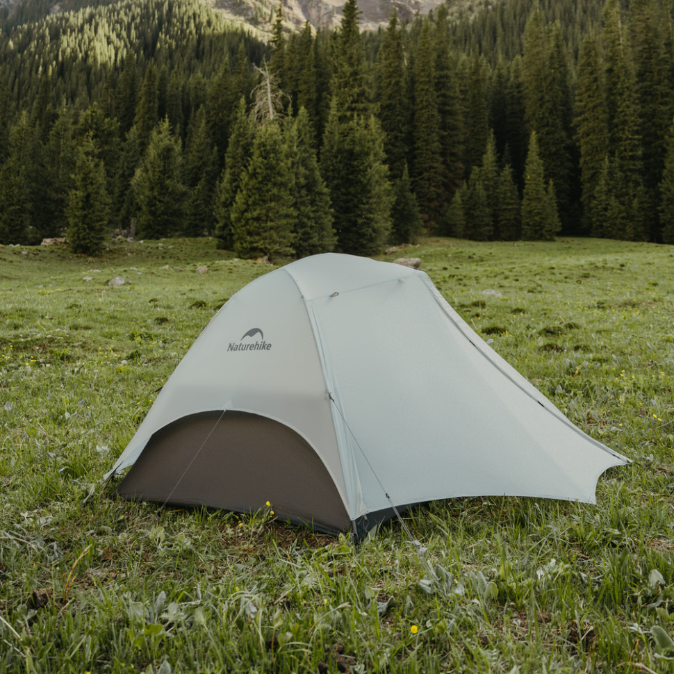 Палатка двухместная ультралегкая Naturehike Star River UL CNK2450WS022, серая фото