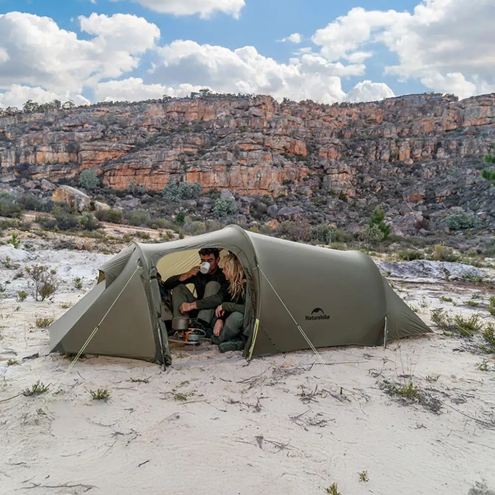 Намет тримісний Naturehike Opalus, UL, CNK2450WS036, темно-зелений (6927595795910) фото2