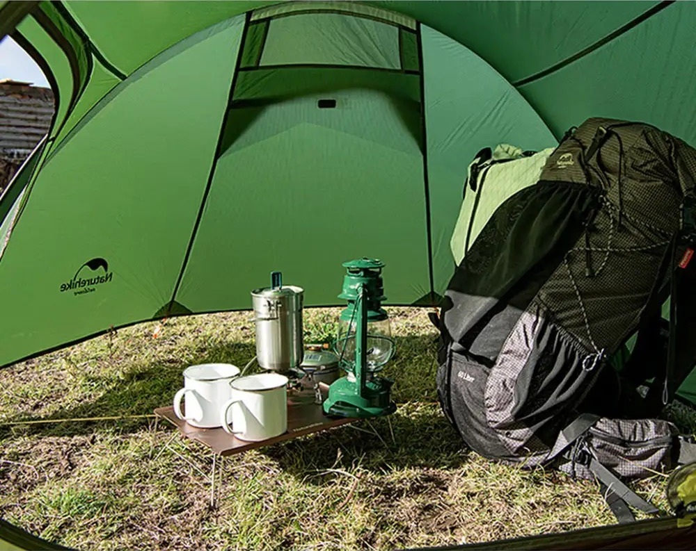 Намет тримісний Naturehike Opalus, UL, NH17L001-L, світло-зелений (6976023924781) фото2