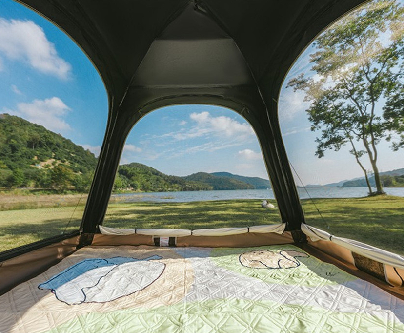 Палатка трехместная автоматическая Naturehike Ango CNK2550WS010, S, коричневая фото2