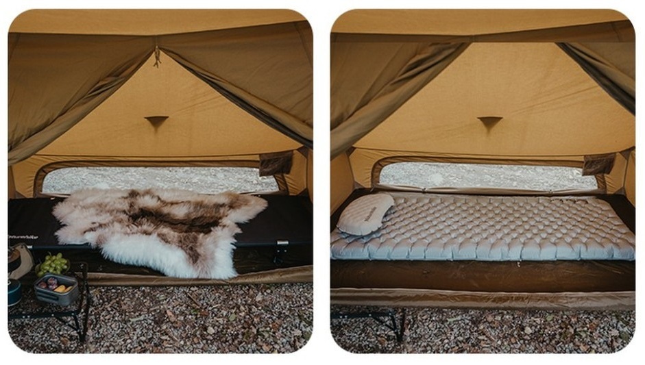Намет одномісний із тентом Naturehike CNK2450WS026, коричневий (6927595713334) фото2