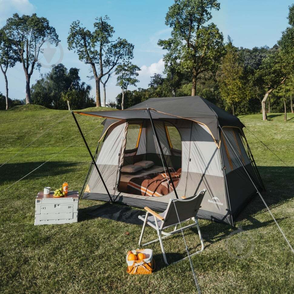 Намет чотиримісний Naturehike Cape Series 5.2 CNK2450WS037, сіро-коричневий фото6