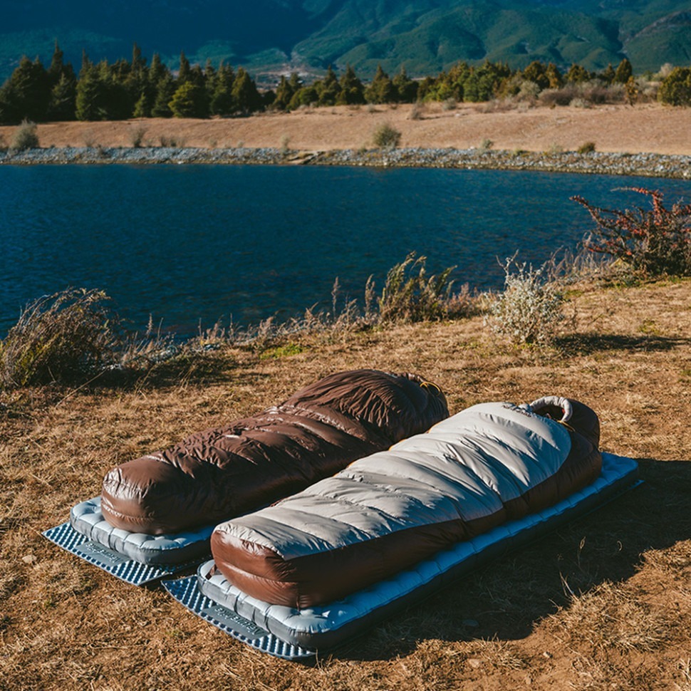 Спальник с натуральным пухом Naturehike Snowbird CNK2550WS014, р-р L, коричневый 400 г (6927595784464) фото4