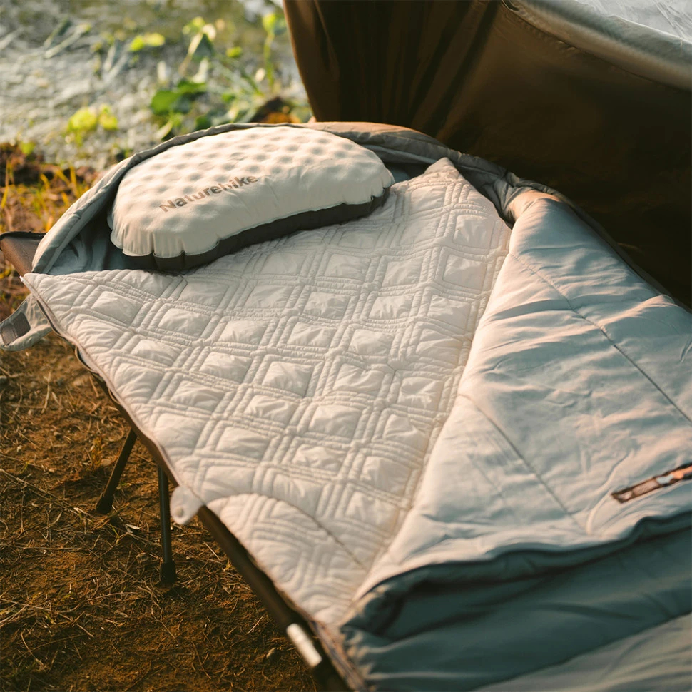 Ковдра з підігрівом Naturehike CNK2450PJ015 бежева фото4