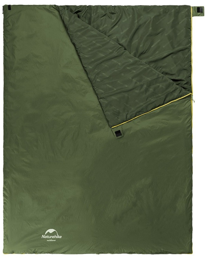 Спальный мешок Naturehike LW180 Mini NH21MSD04, левый, темно-зеленый (6975641884347) фото2
