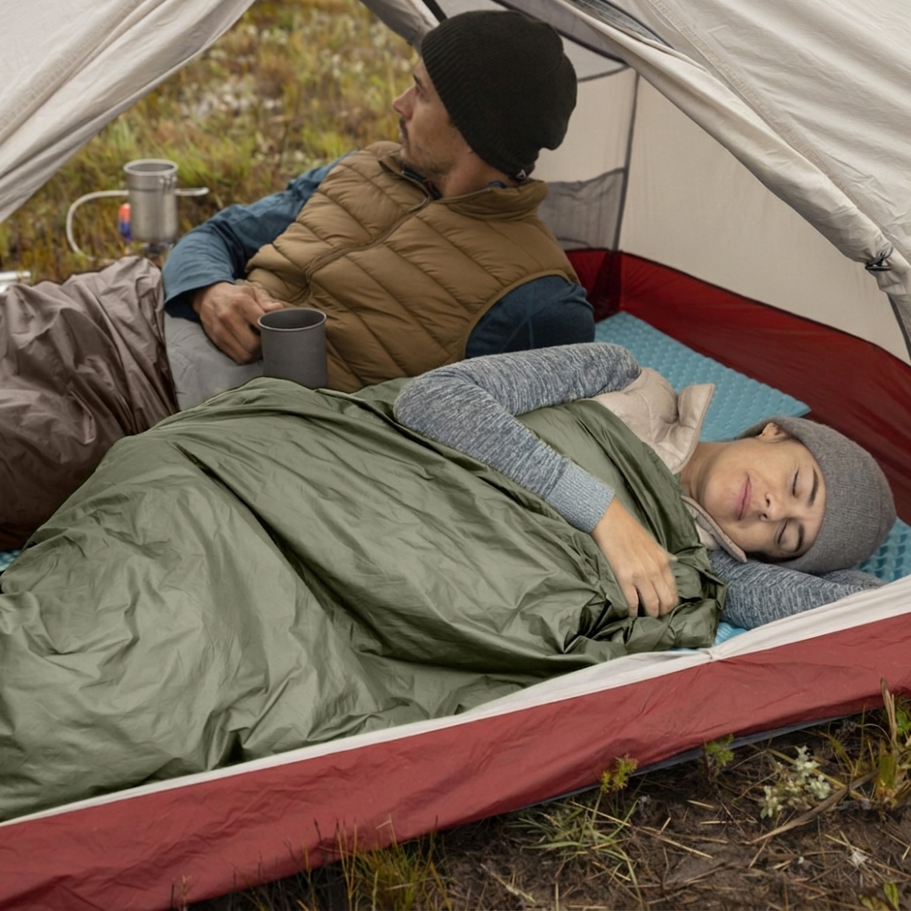 Спальный мешок Naturehike LW180 Mini NH21MSD04, левый, темно-зеленый (6975641884347) фото4