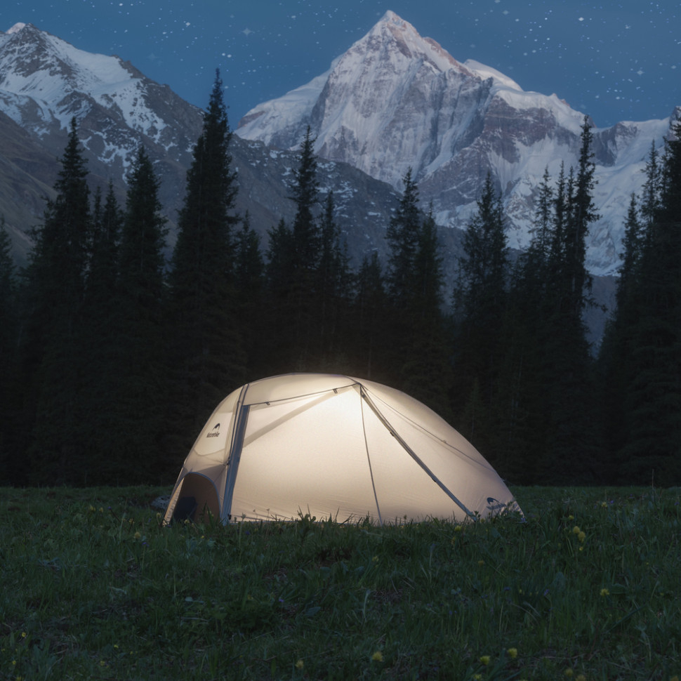 Намет двомісний ультралегкий Naturehike Star River UL CNK2450WS022, коричневий фото