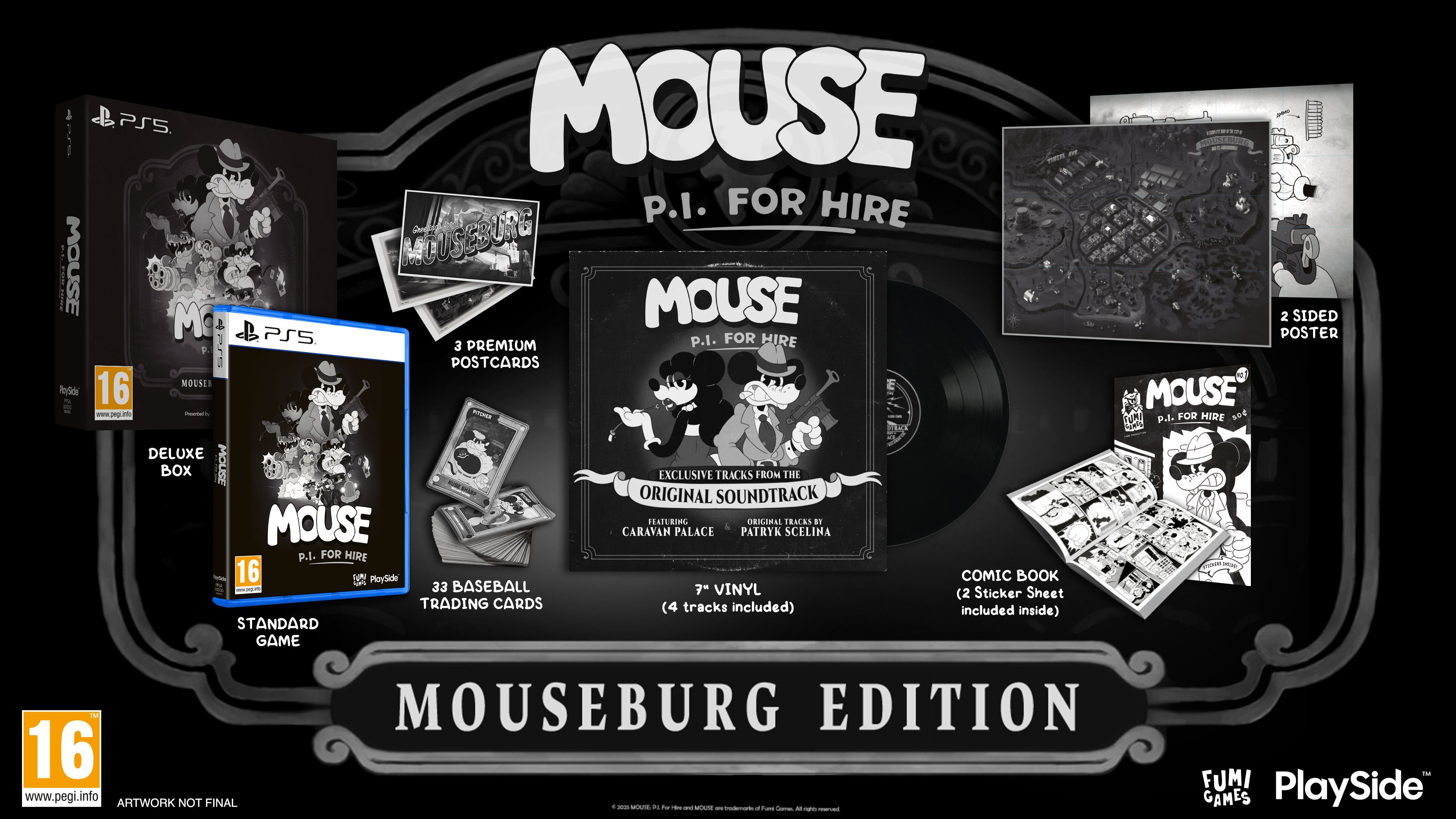 Игра Mouse P.I. for Hire - Mouseburg Edition (PS5) фото 3