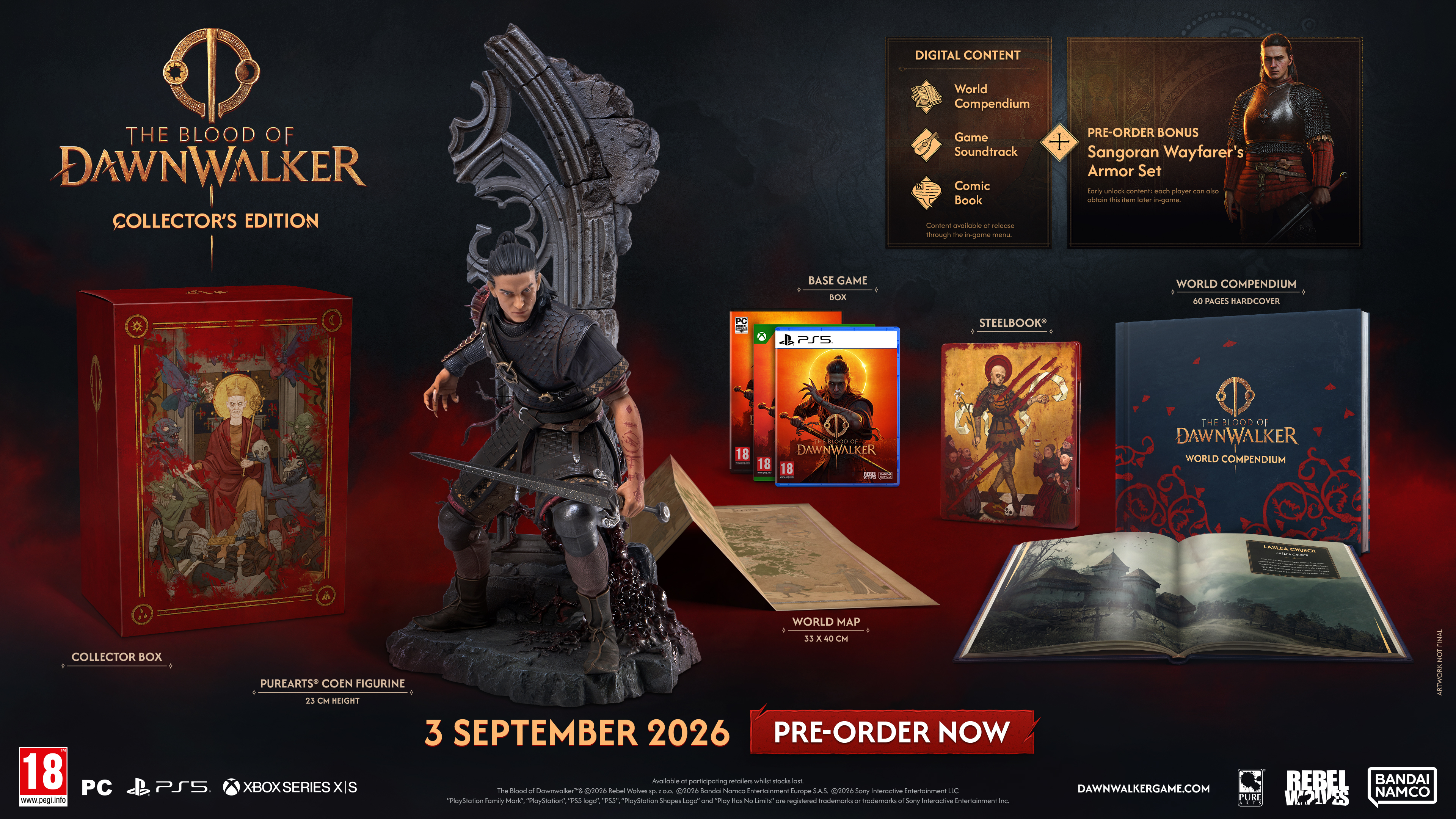 Игра The Blood of Dawnwalker Collector`s Edition (PS5) фото 