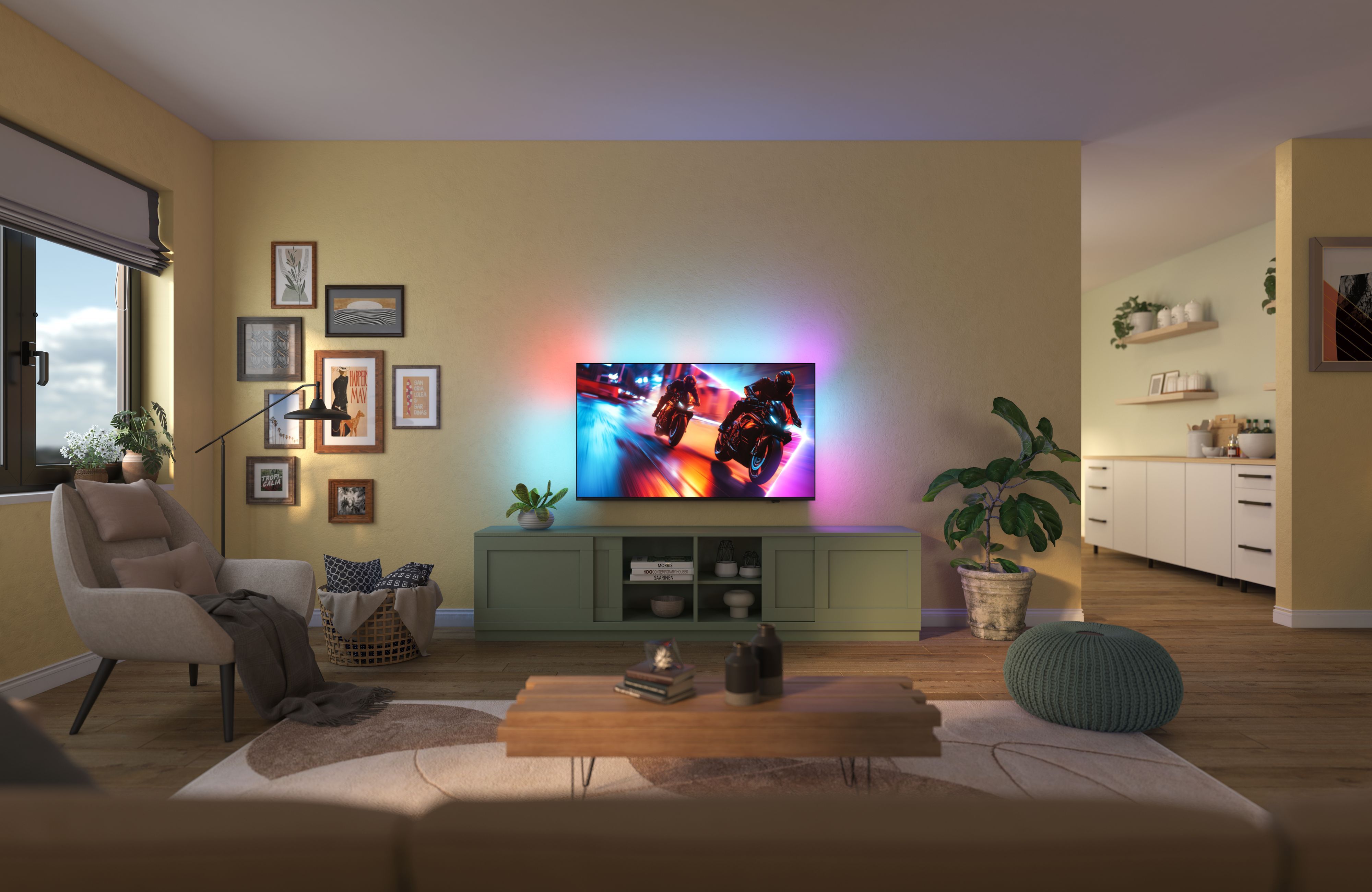 Телевізор Philips Mini LED 65MLED920/12 Ambilightфото9