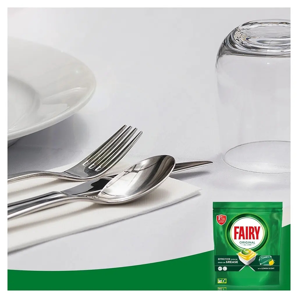 Капсулы для посудомоечных машин Fairy Original All-in-1 Лимон 84 шт фото