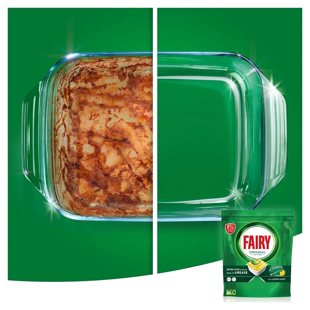 Капсулы для посудомоечных машин Fairy Original All-in-1 Лимон 84 шт фото