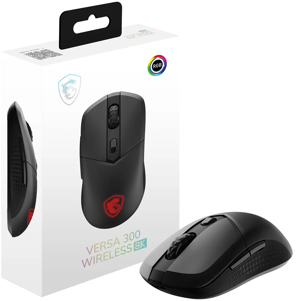 Мышь MSI VERSA 300 WIRELESS 8K, чёрный (S12-4301600-CLA) фото 5