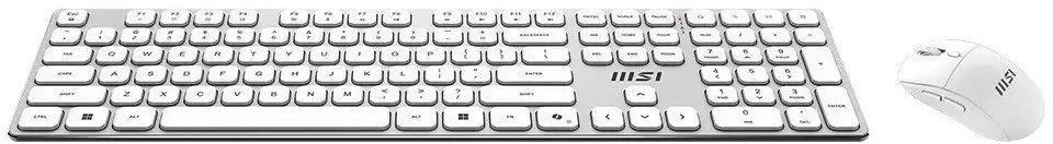 Комплект клавиатура и мышь MSI FORGE K210 W COMBO WHITE UA, Wireless (S11-43UA305-Y92) фото 3