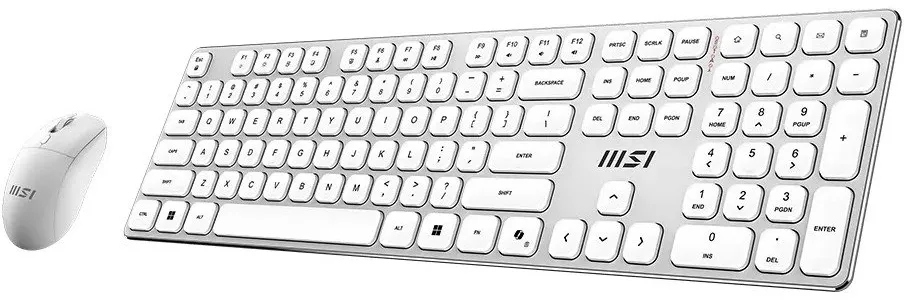 Комплект клавиатура и мышь MSI FORGE K210 W COMBO WHITE UA, Wireless (S11-43UA305-Y92) фото 4