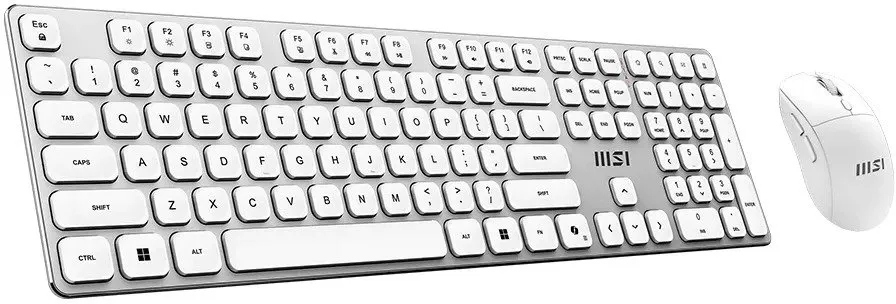 Комплект клавиатура и мышь MSI FORGE K210 W COMBO WHITE UA, Wireless (S11-43UA305-Y92) фото 2