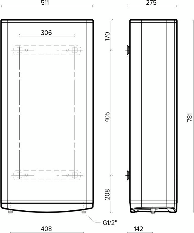 Бойлер Ariston VELIS TECH 50 EU, 50л (3100917_Sale) фото 