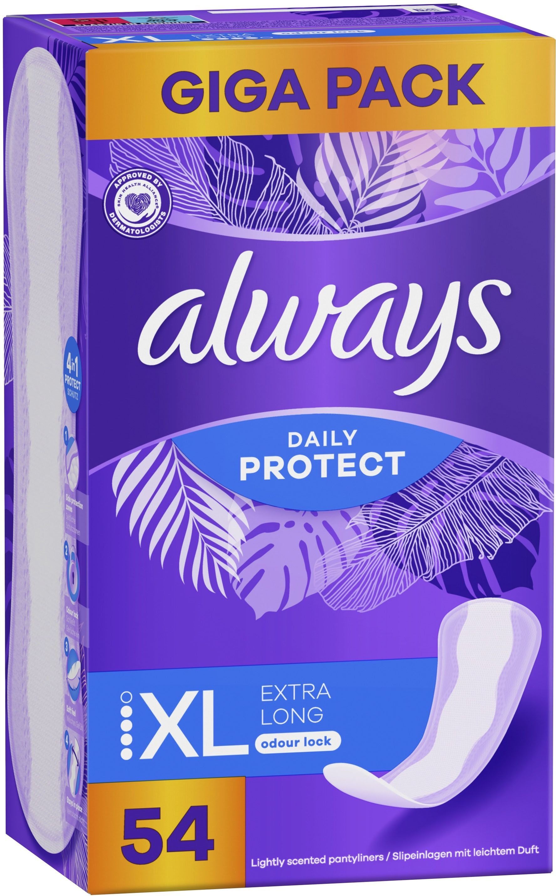 Щоденні прокладки Always Daily Protect Extra Long 54 штфото