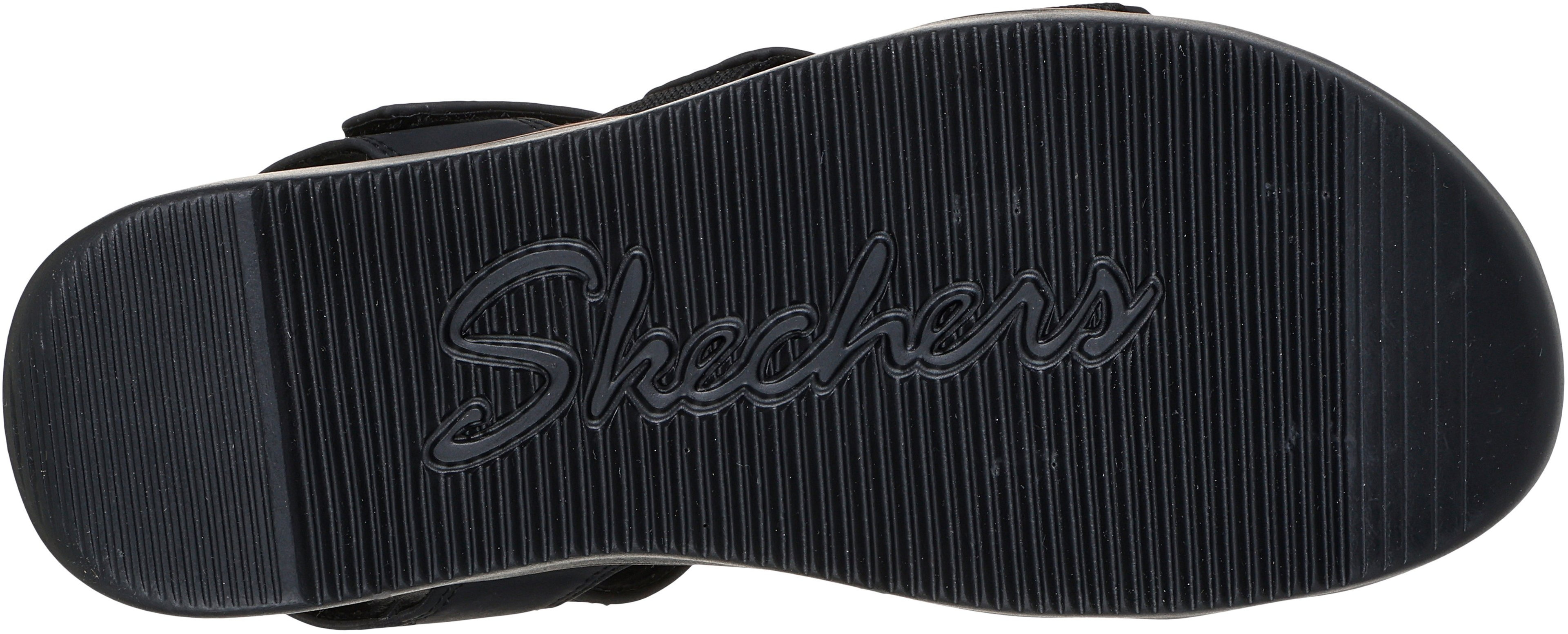 Сандали женские Skechers Lifted Comfort 163252 BLK 41 (11 US) черные фото 