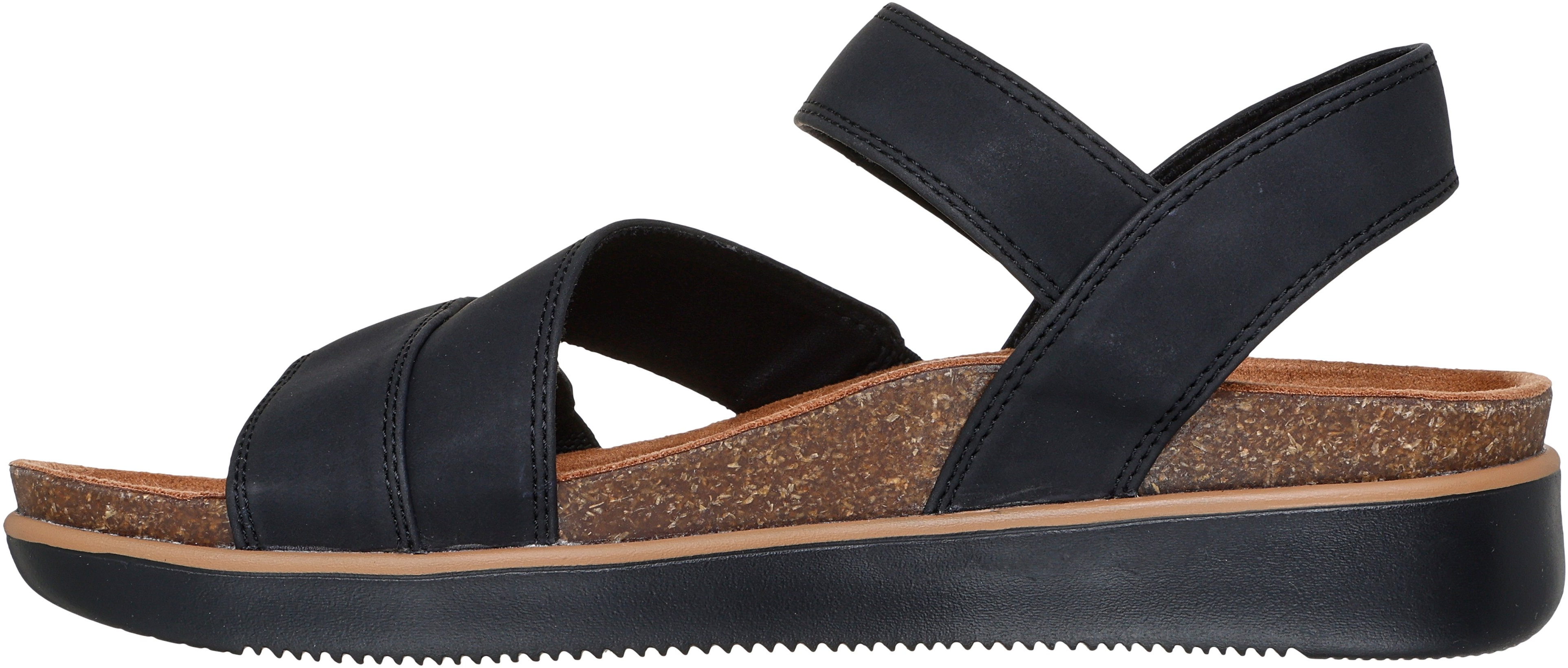 Сандали женские Skechers Lifted Comfort 163252 BLK 39 (9 US) черные фото 