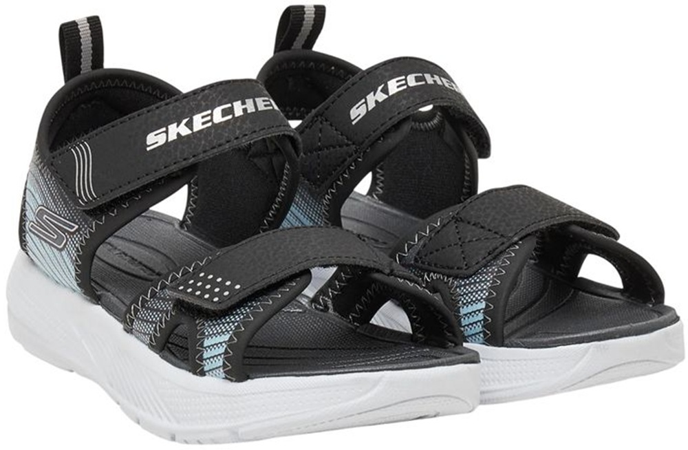 Сандали для мальчиков Skechers Microspec-Splash 407034L GYBL 36 (4 US) темно-серые фото 