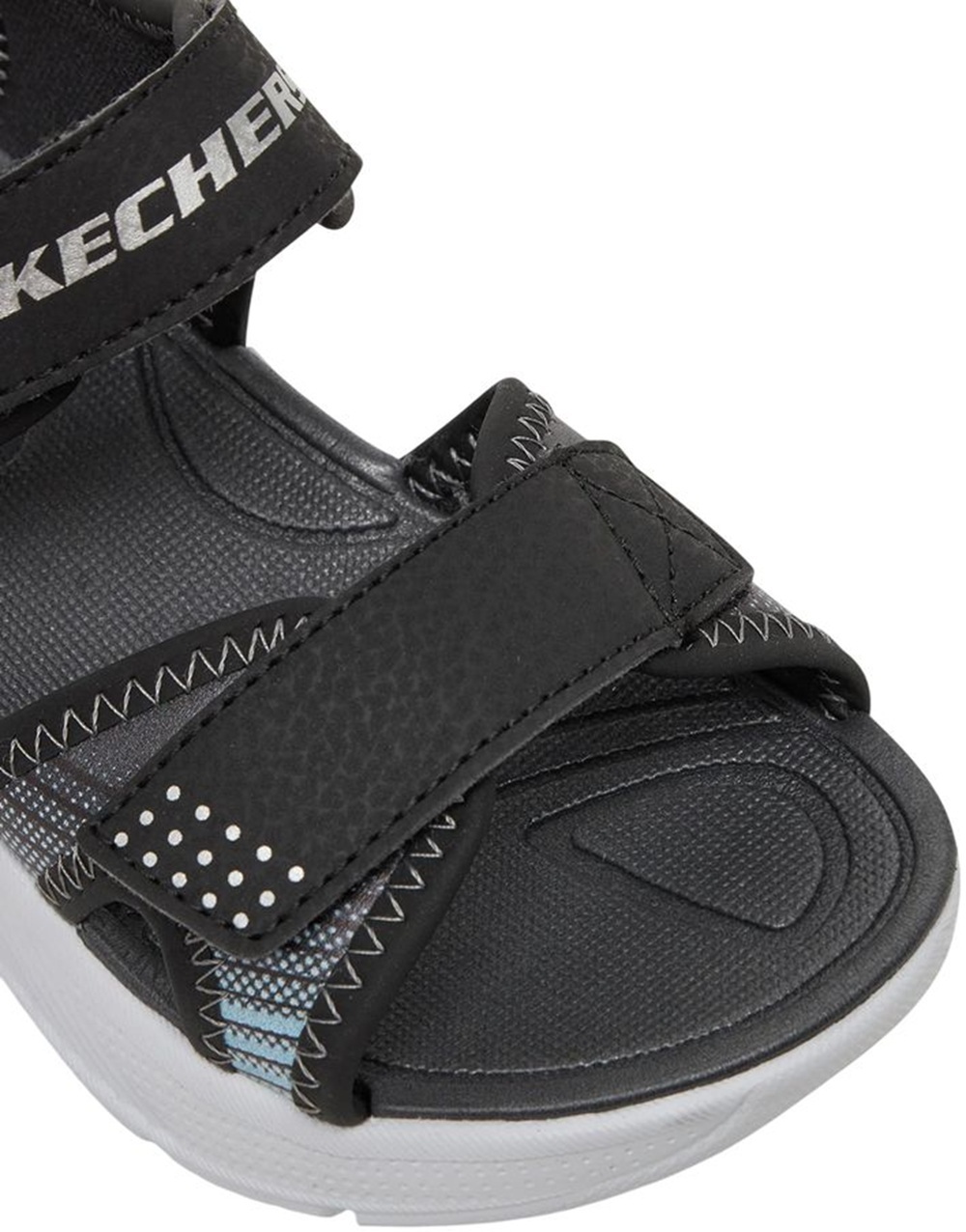 Сандали для мальчиков Skechers Microspec-Splash 407034L GYBL 36 (4 US) темно-серые фото 