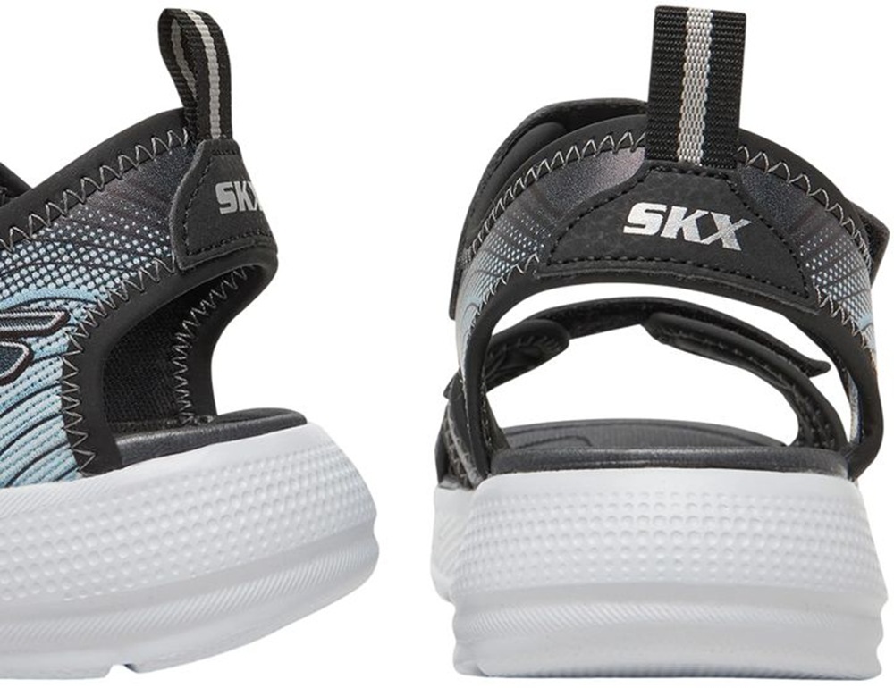 Сандали для мальчиков Skechers Microspec-Splash 407034L GYBL 37 (5 US) темно-серые фото 