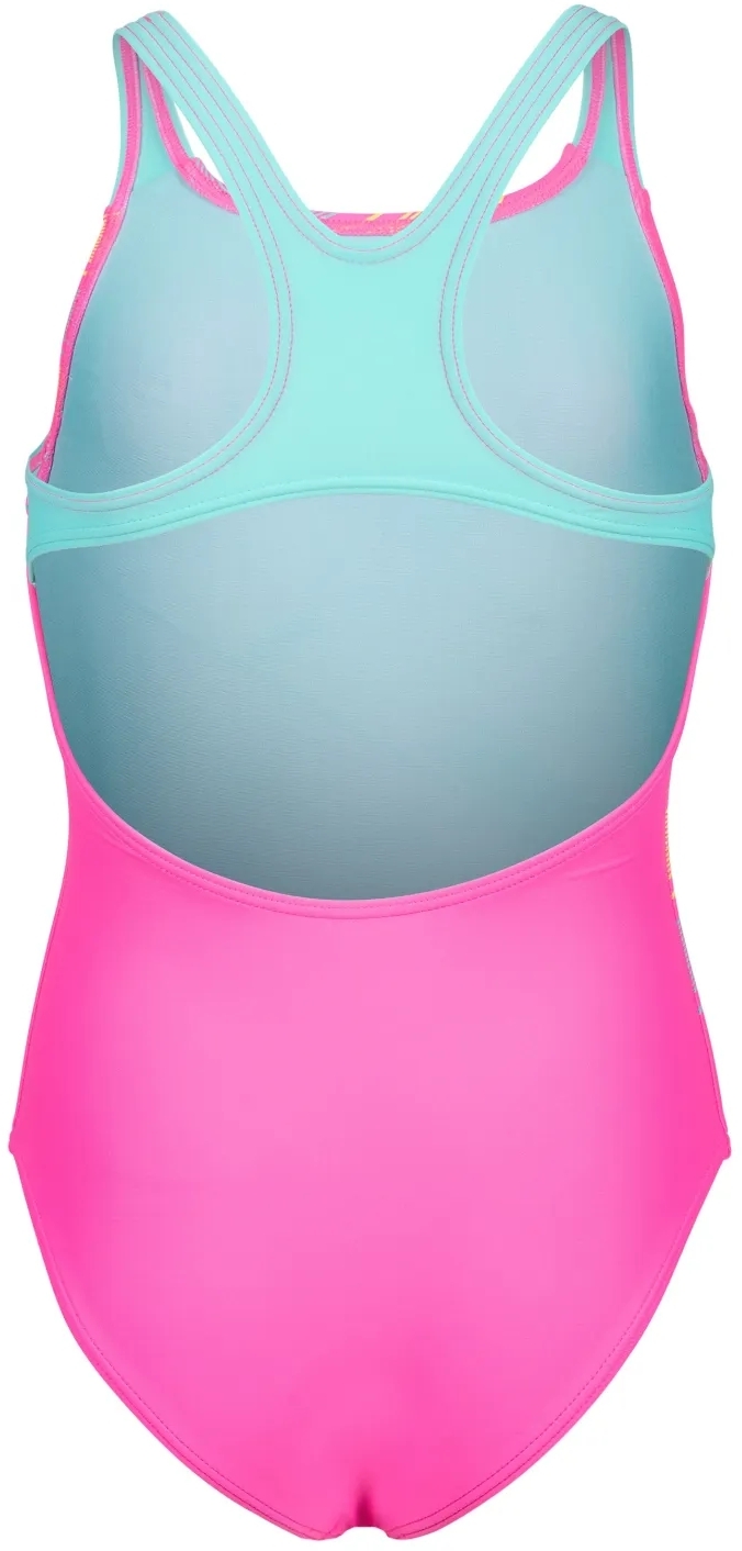 Купальник для девочек Arena Lines Swimsuit Swim Pro Back L 003550-980 116 розовый/бирюзовый фото 