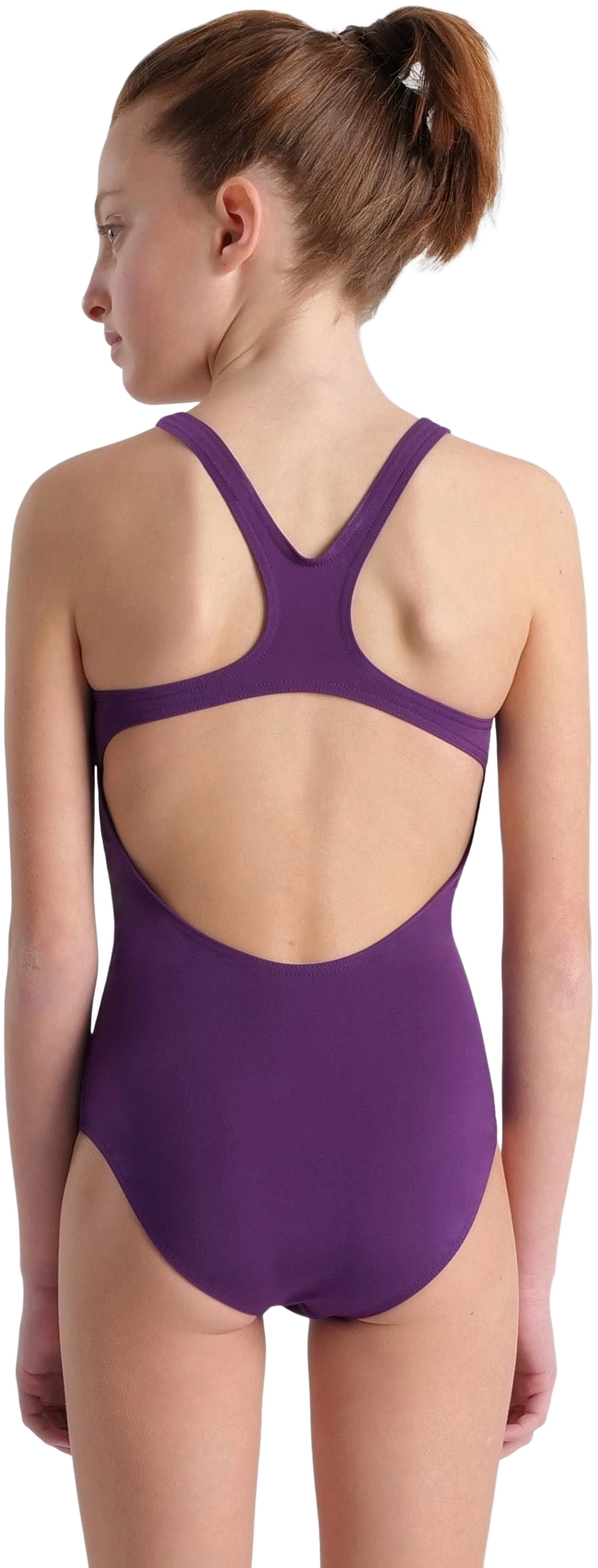 Купальник для девочек Arena Team Swimsuit Swim Pro Solid 004762-911 128 фиолетовый фото 