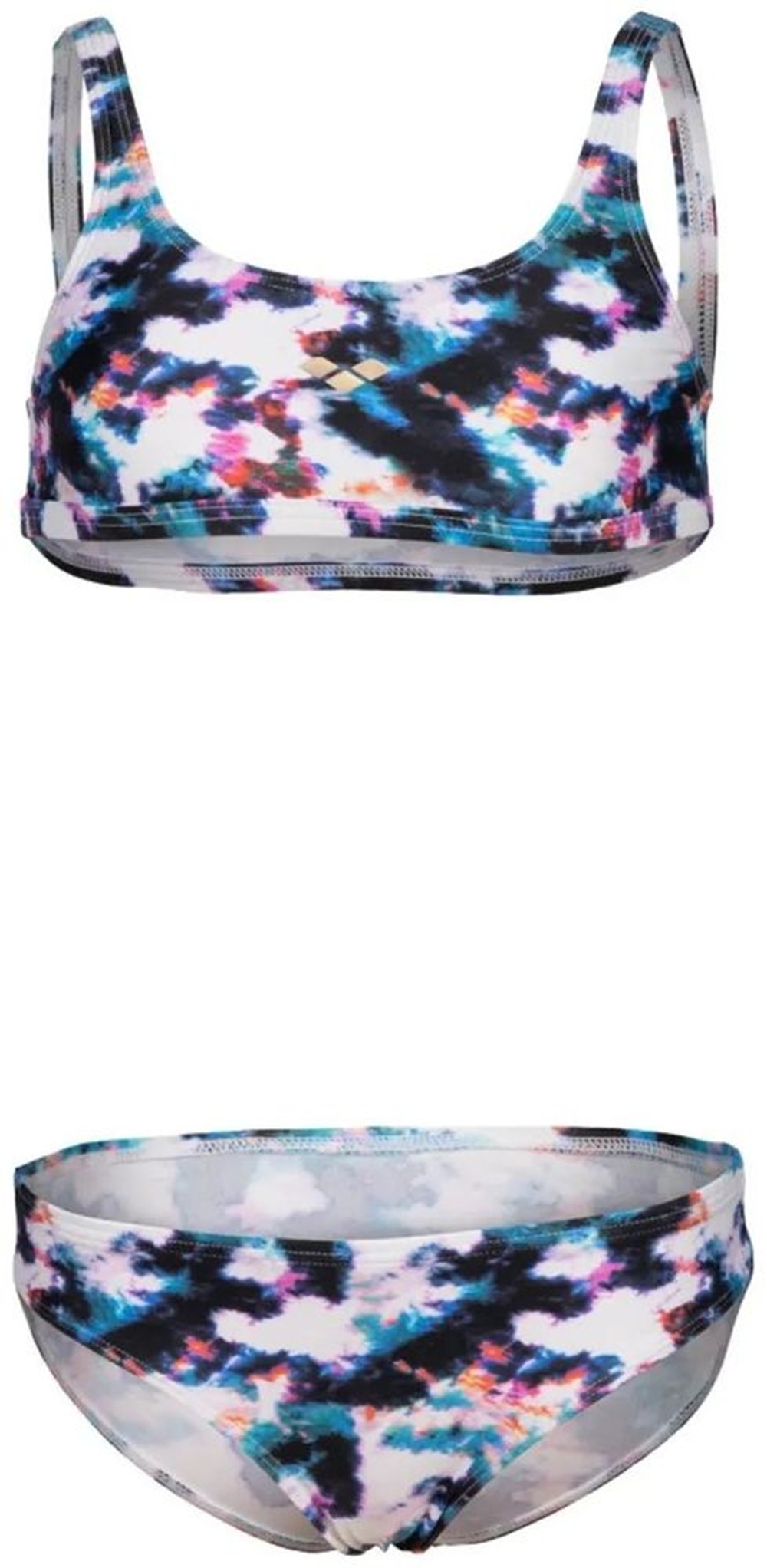 Купальник Arena Tie And Dye Bikini Top 006206-500 116 разноцветный фото 