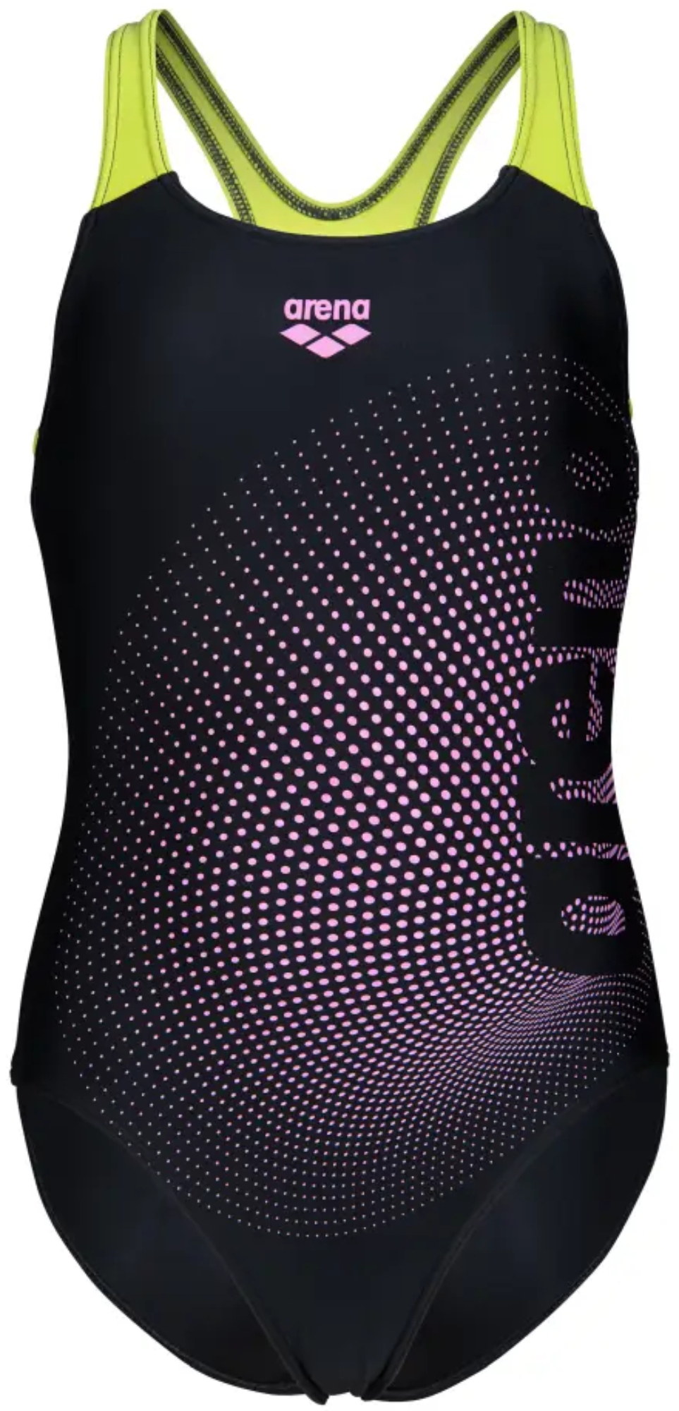 Купальник Arena Dim Light Swimsuit Swim Pro Ba 008104-560 140 желтый/черный фото 