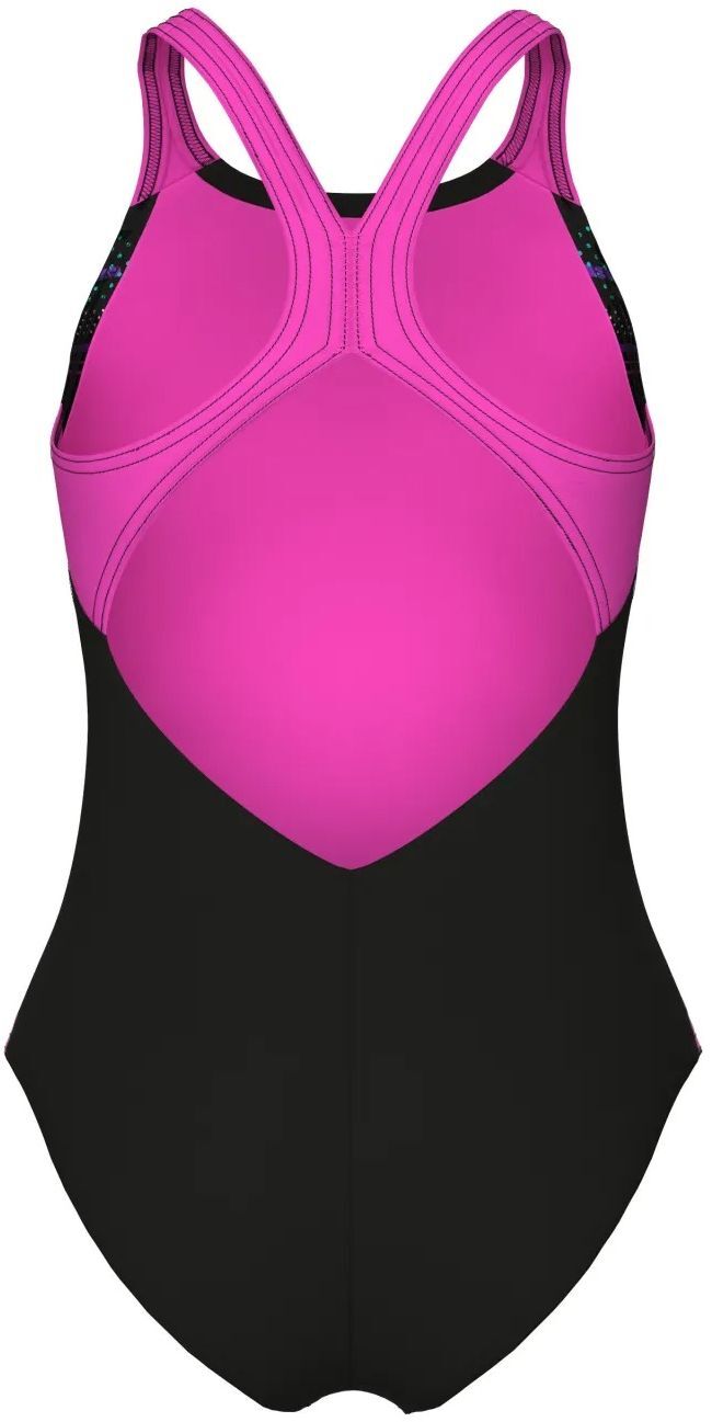 Купальник Arena Rhythm Swimsuit V Back L 008993-550 116 розовый/черный фото 