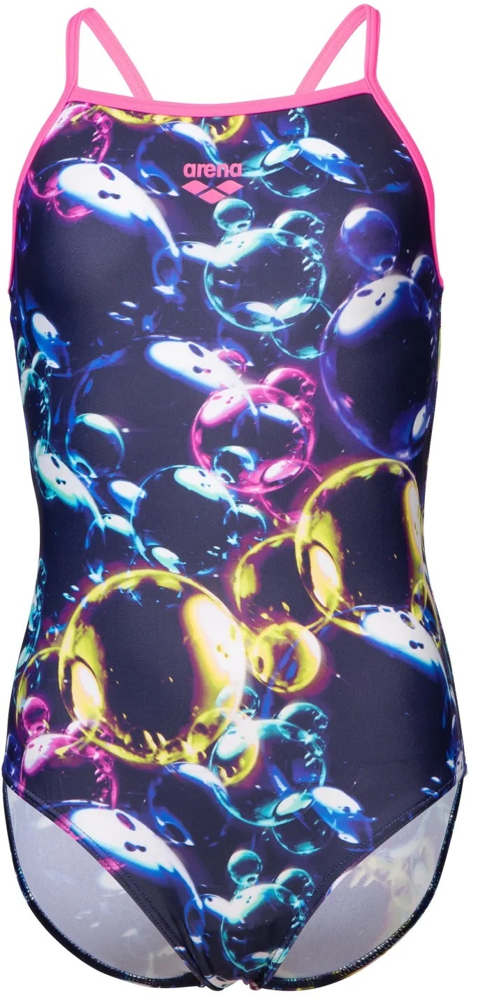 Купальник Arena Soap Bubbles Swimsuit Light Dr 008994-890 128 темно-синий фото 