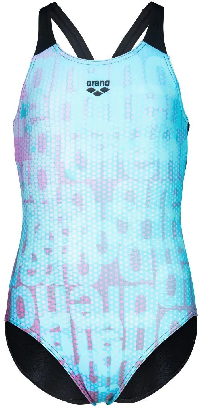 Купальник Arena Multi Colours Swimsuit V Back 009007-509 164 черный/голубой фото 