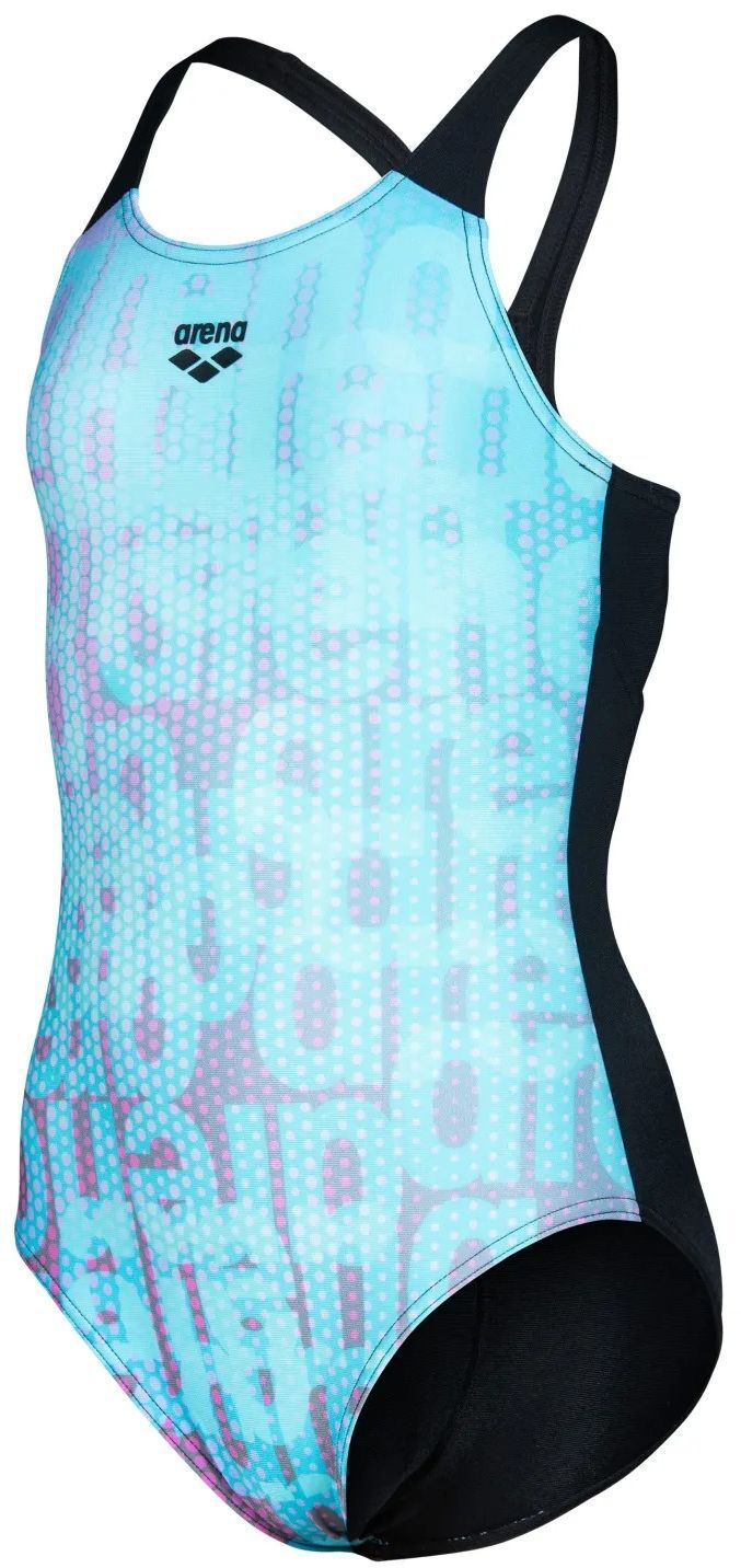 Купальник Arena Multi Colours Swimsuit V Back 009007-509 164 черный/голубой фото 