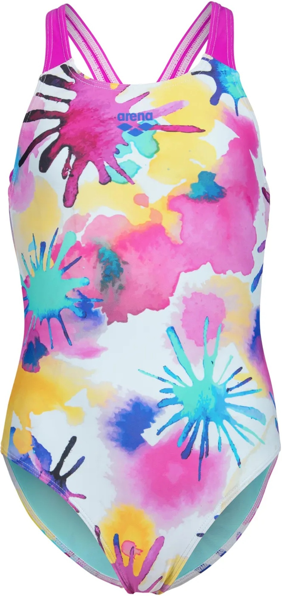Купальник Arena Spraying Swimsuit Swim Pro Bac 010720-815 140 розовый/белый фото3