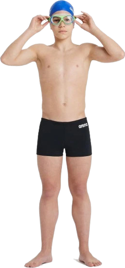 Плавки-боксеры Arena Boy's Team Swim Short Solid 004777-550 128 черные фото 
