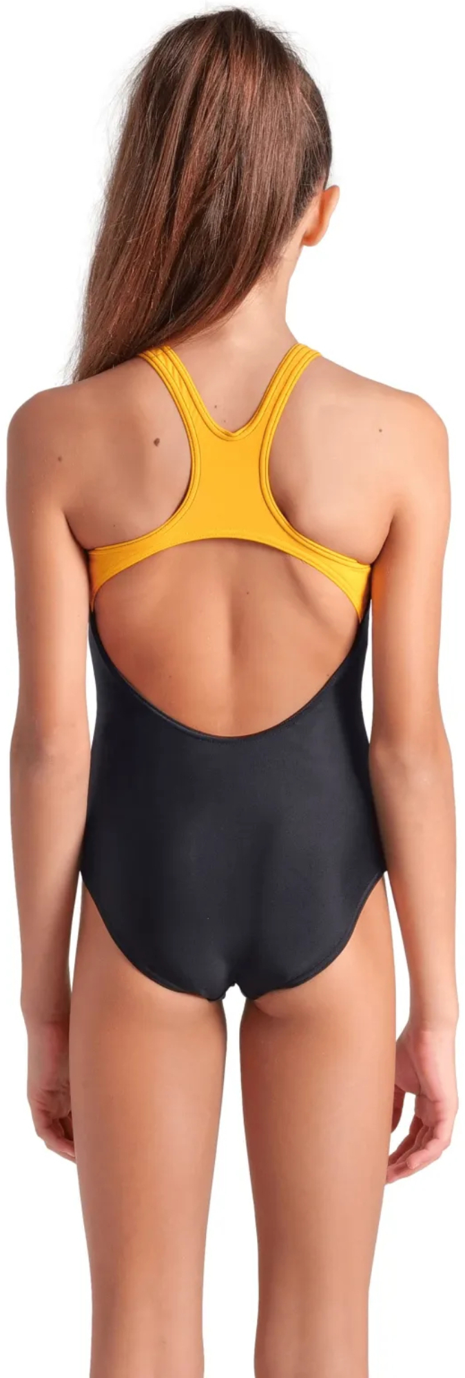 Купальник Arena Kikko V Swimsuit Swim Pro Back 006748-530 116 желтый/черный фото 