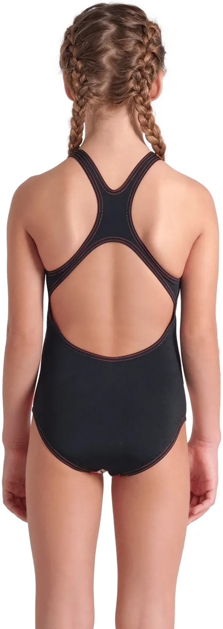 Купальник Arena Palette Swimsuit Swim Pro Back 007918-350 128 коралловый/черный фото 