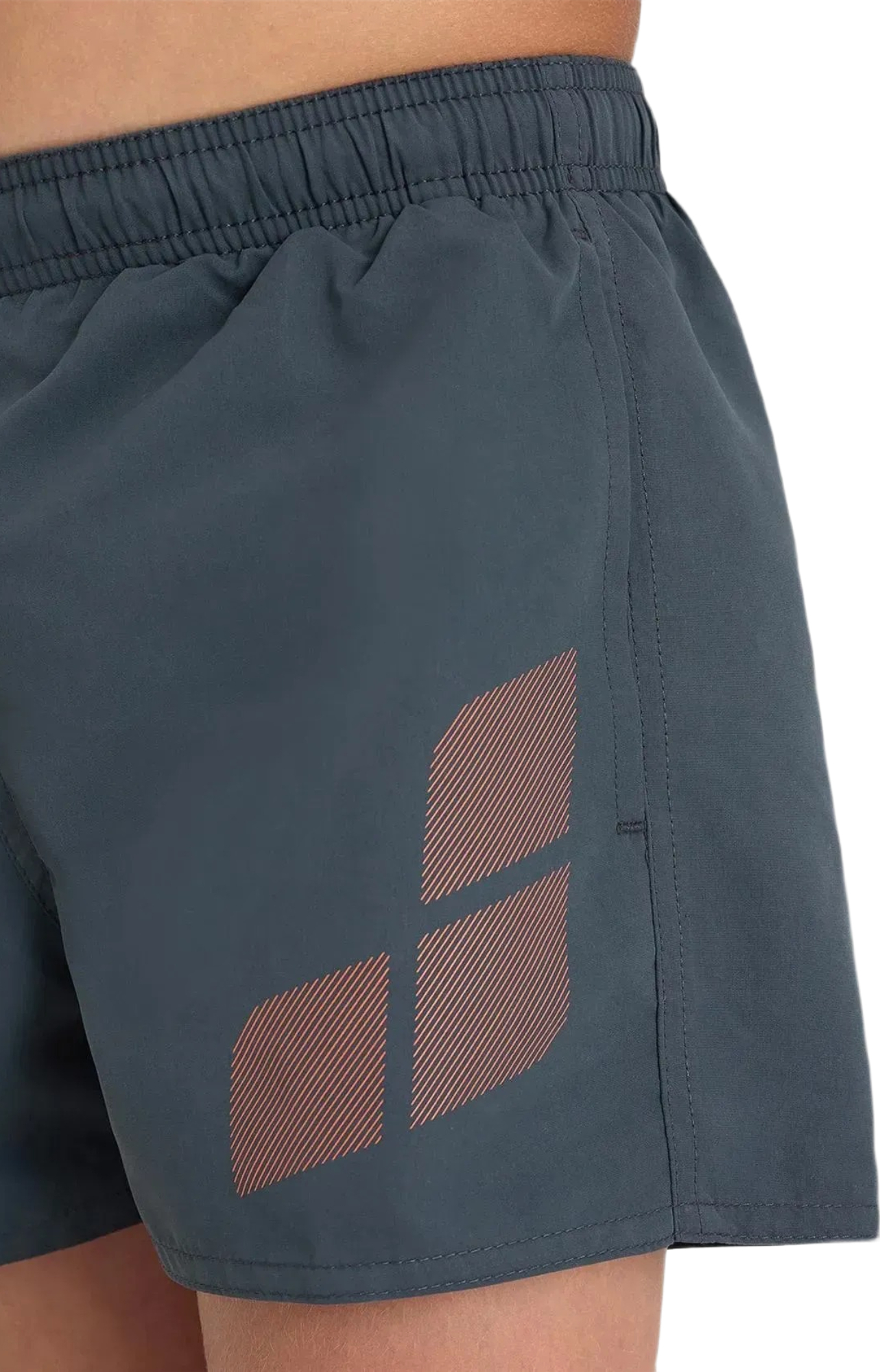 Шорты для мальчиков Arena Beach Short Logo R 006446-590 128 серые/оранжевые фото 